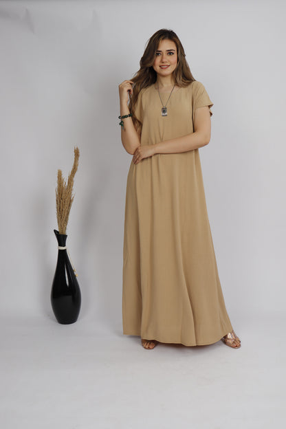 Basic Beige Dress