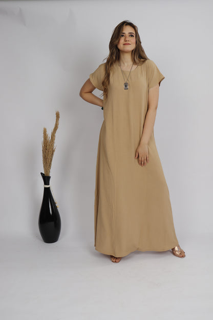 Basic Beige Dress