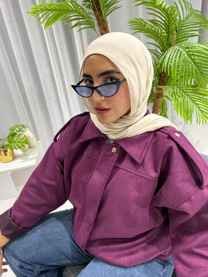 Royal Purple  Lined Jacket