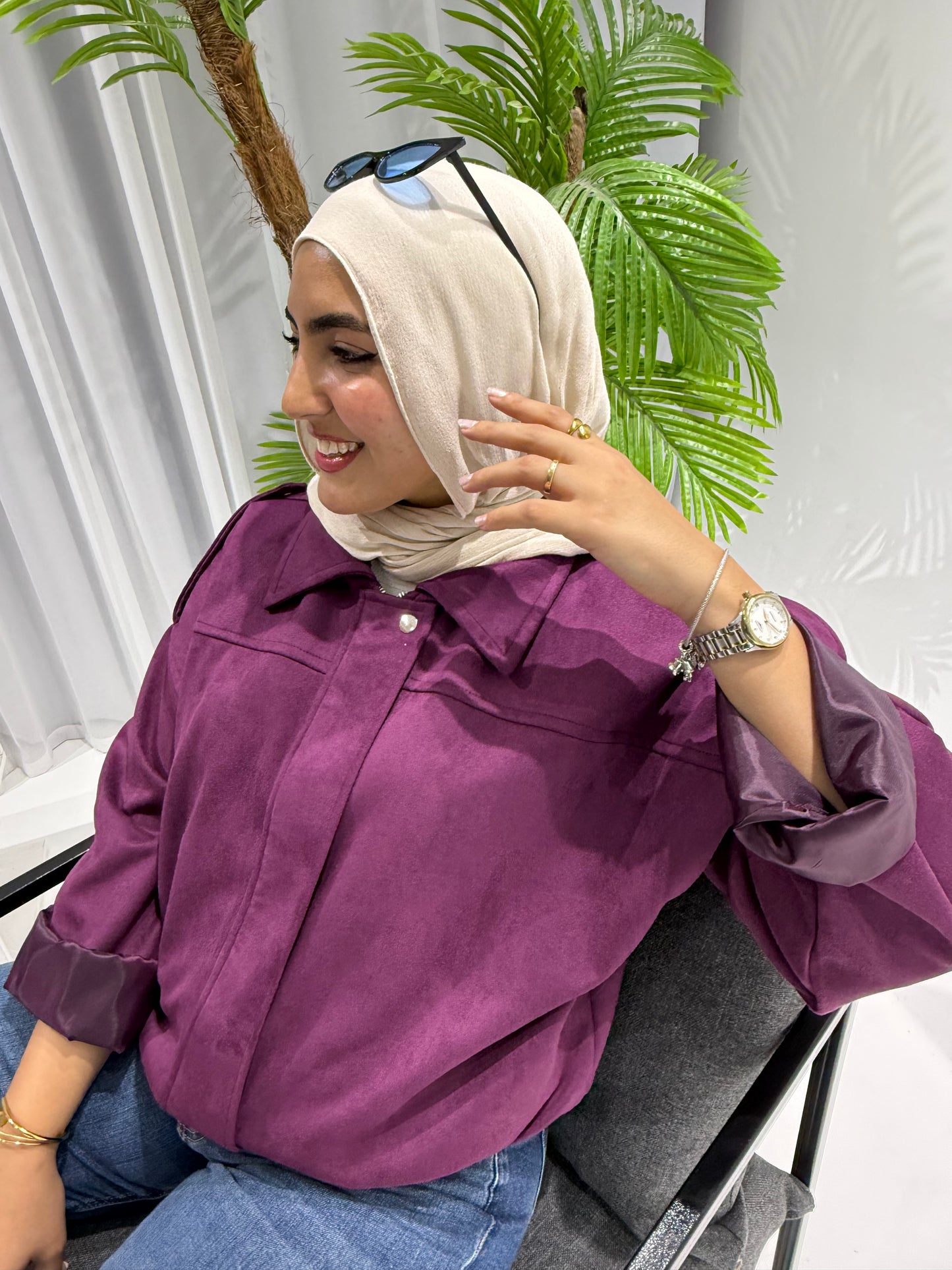 Royal Purple  Lined Jacket