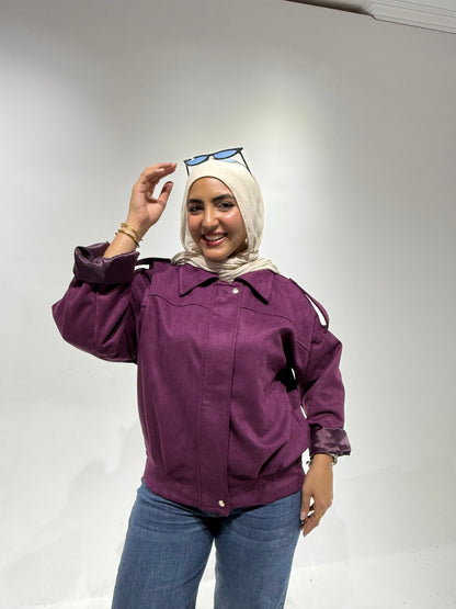 Royal Purple  Lined Jacket