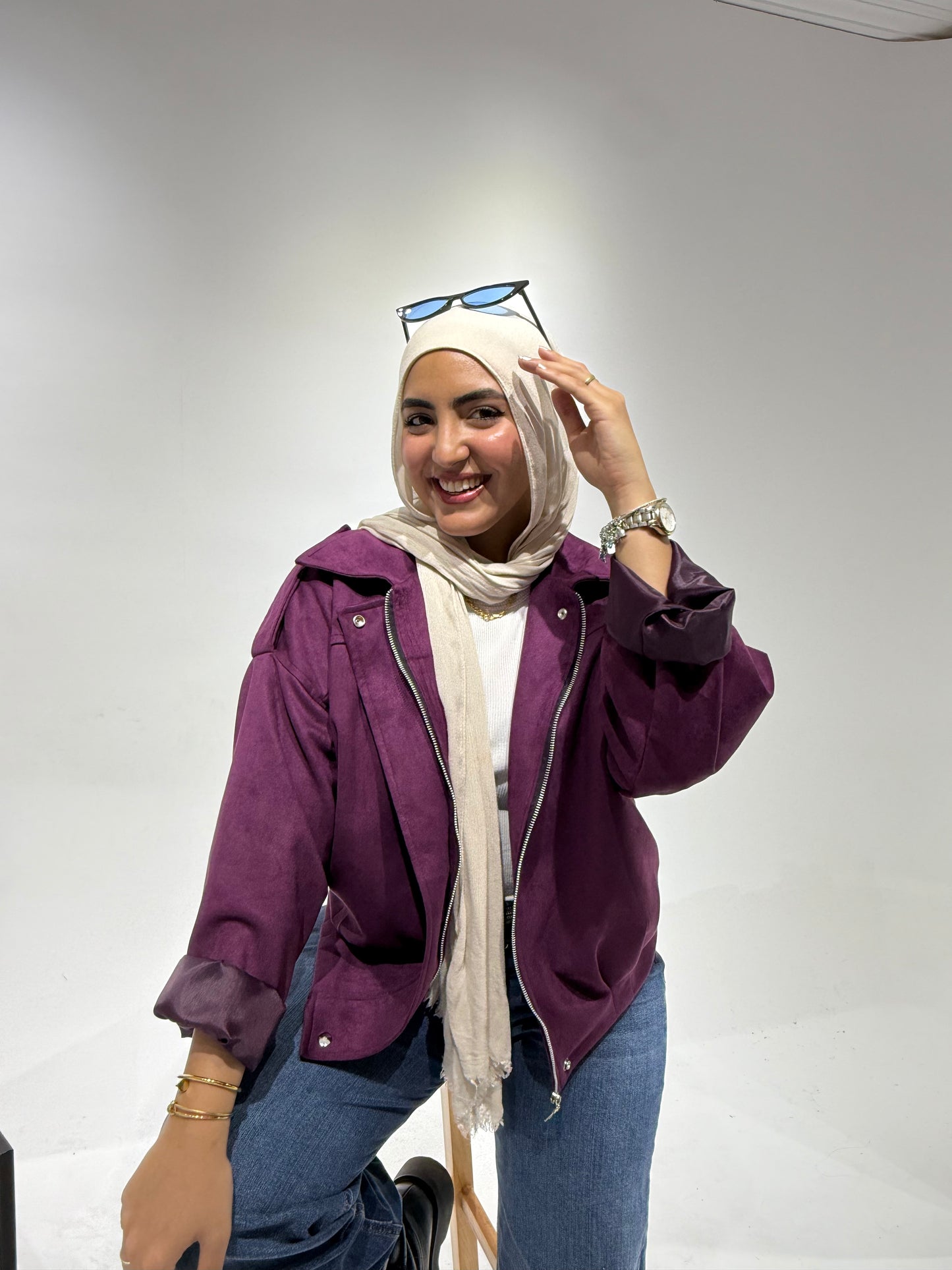 Royal Purple  Lined Jacket