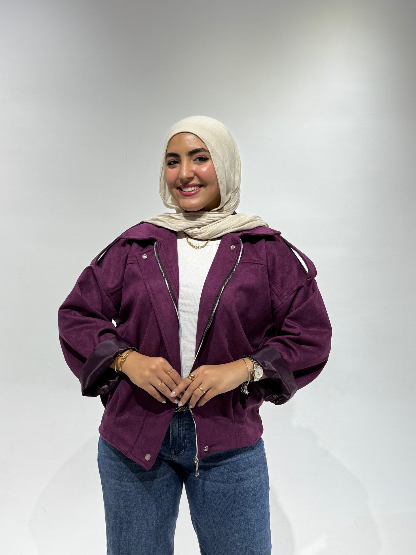 Royal Purple  Lined Jacket