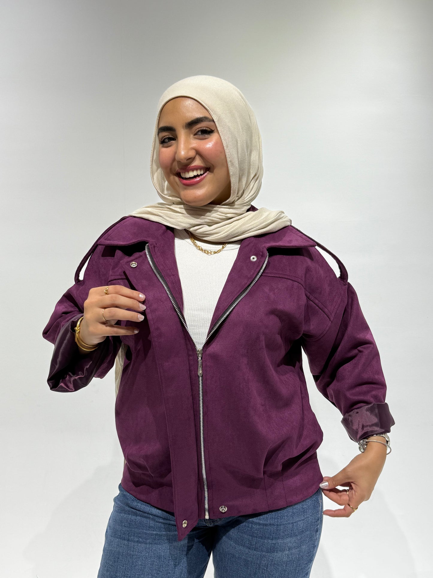 Royal Purple  Lined Jacket