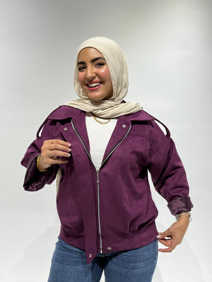 Royal Purple  Lined Jacket