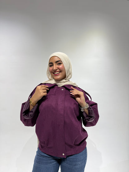 Royal Purple  Lined Jacket