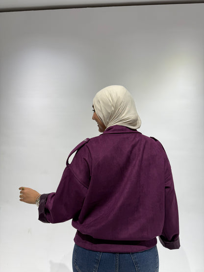 Royal Purple  Lined Jacket