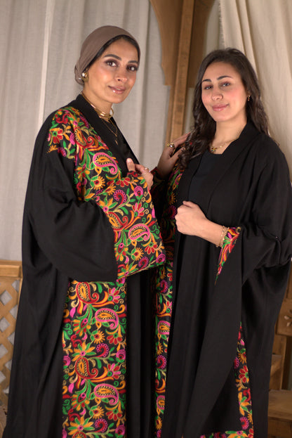 Colorful Shawl Kaftan Long Sleeve