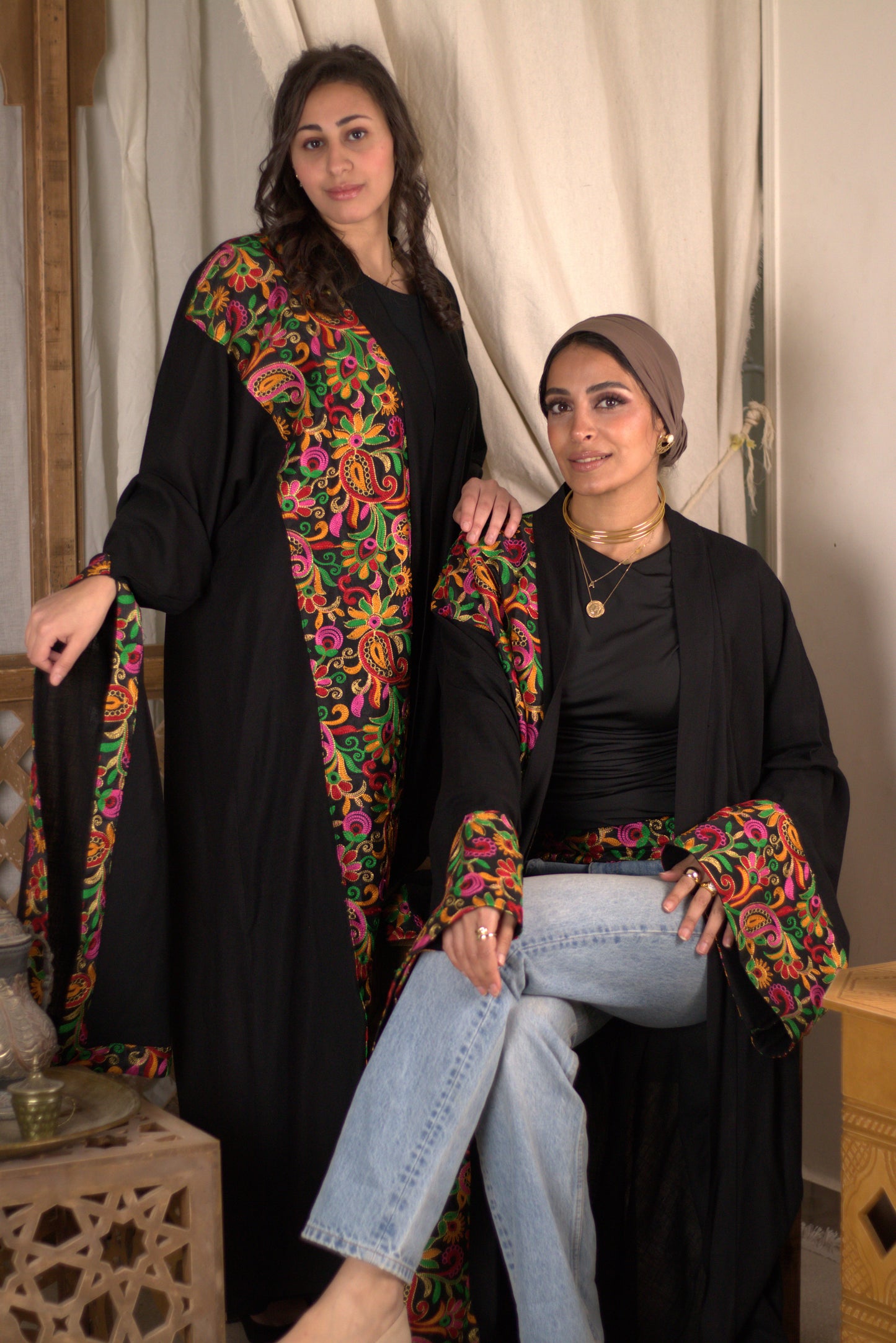 Colorful Shawl Kaftan