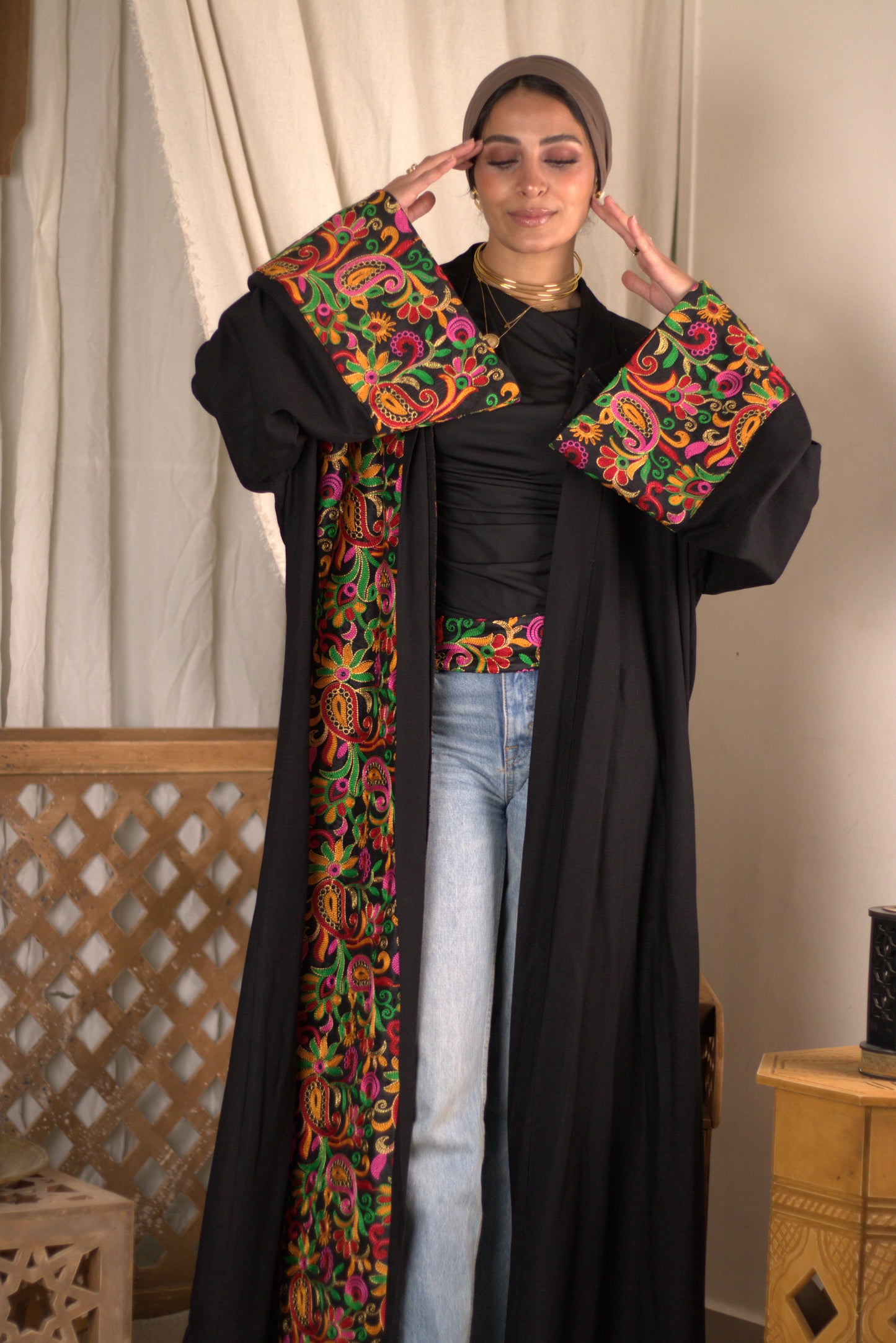 Colorful Shawl Kaftan