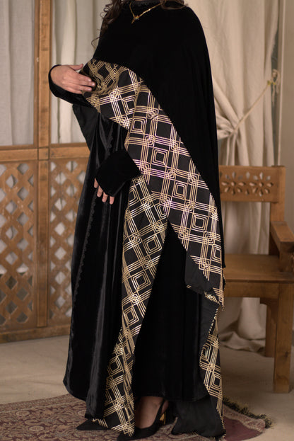 Royal Kaftan Black & Gold