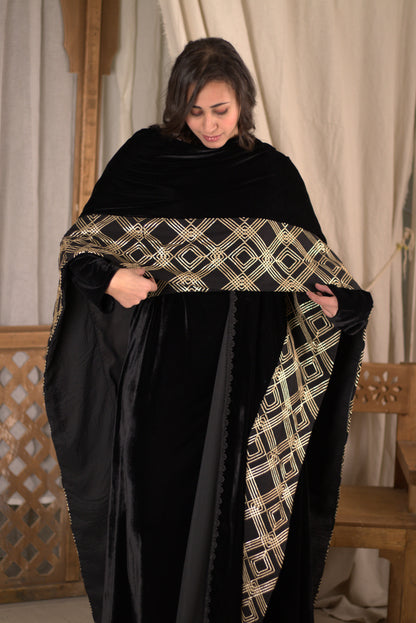 Royal Kaftan Black & Gold