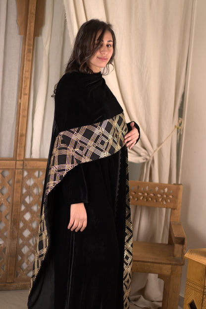 Royal Kaftan Black & Gold