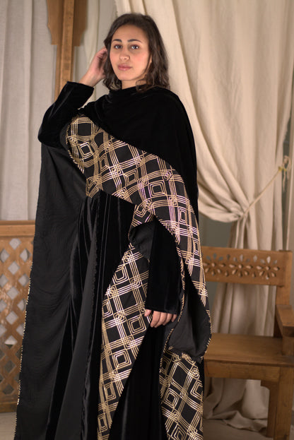 Royal Kaftan Black & Gold