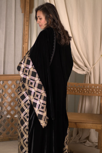 Royal Kaftan Black & Gold