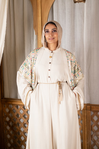 Sahara embroidered Kaftan