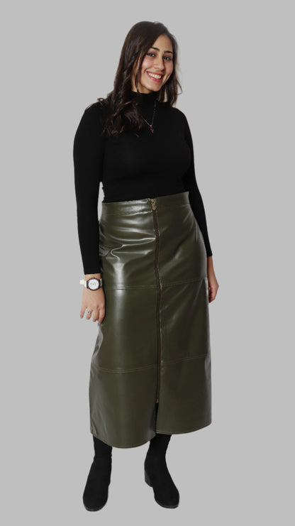 Leather Skirt