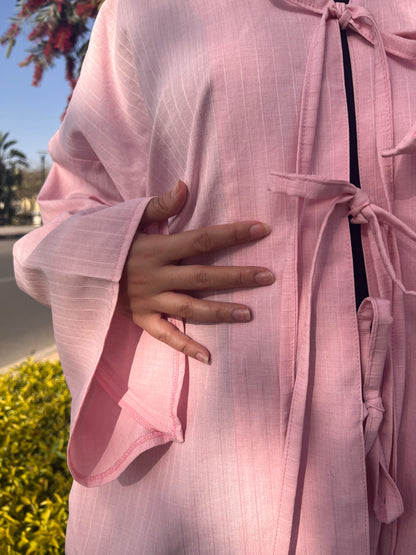 Pink Powder tie top