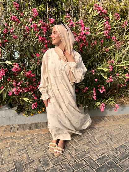Leaves print Dress
