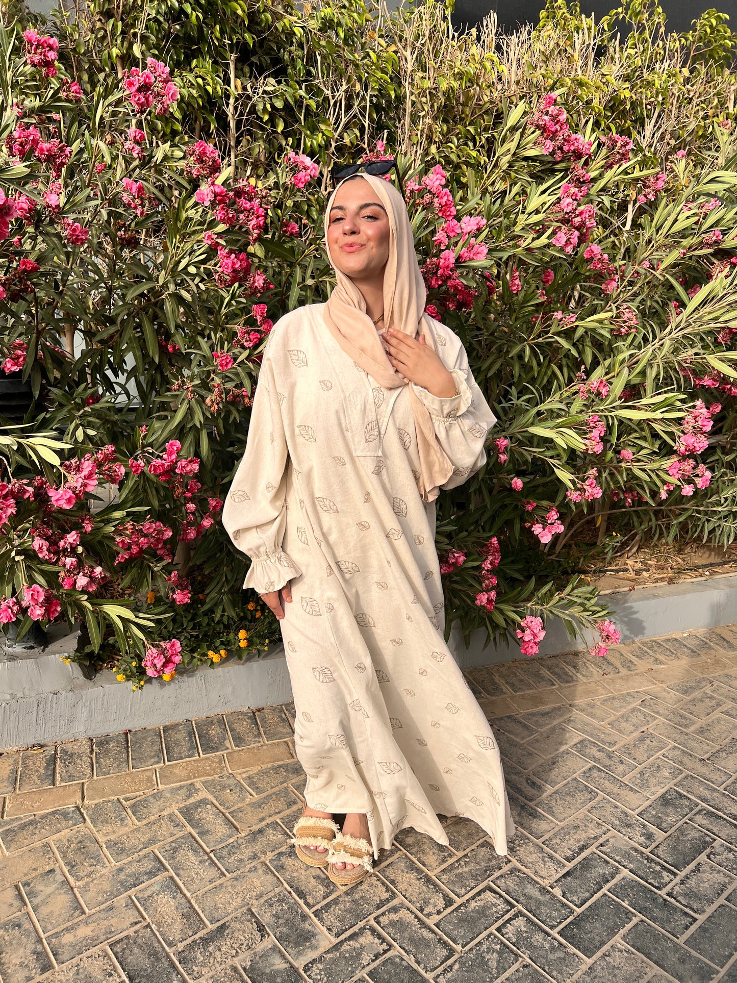 Leaves print Dress