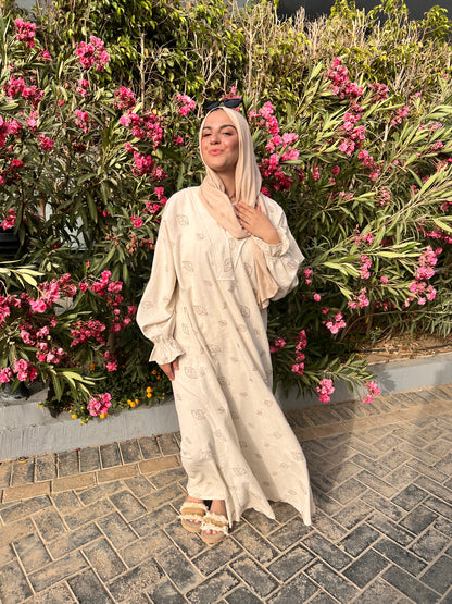Leaves print Dress