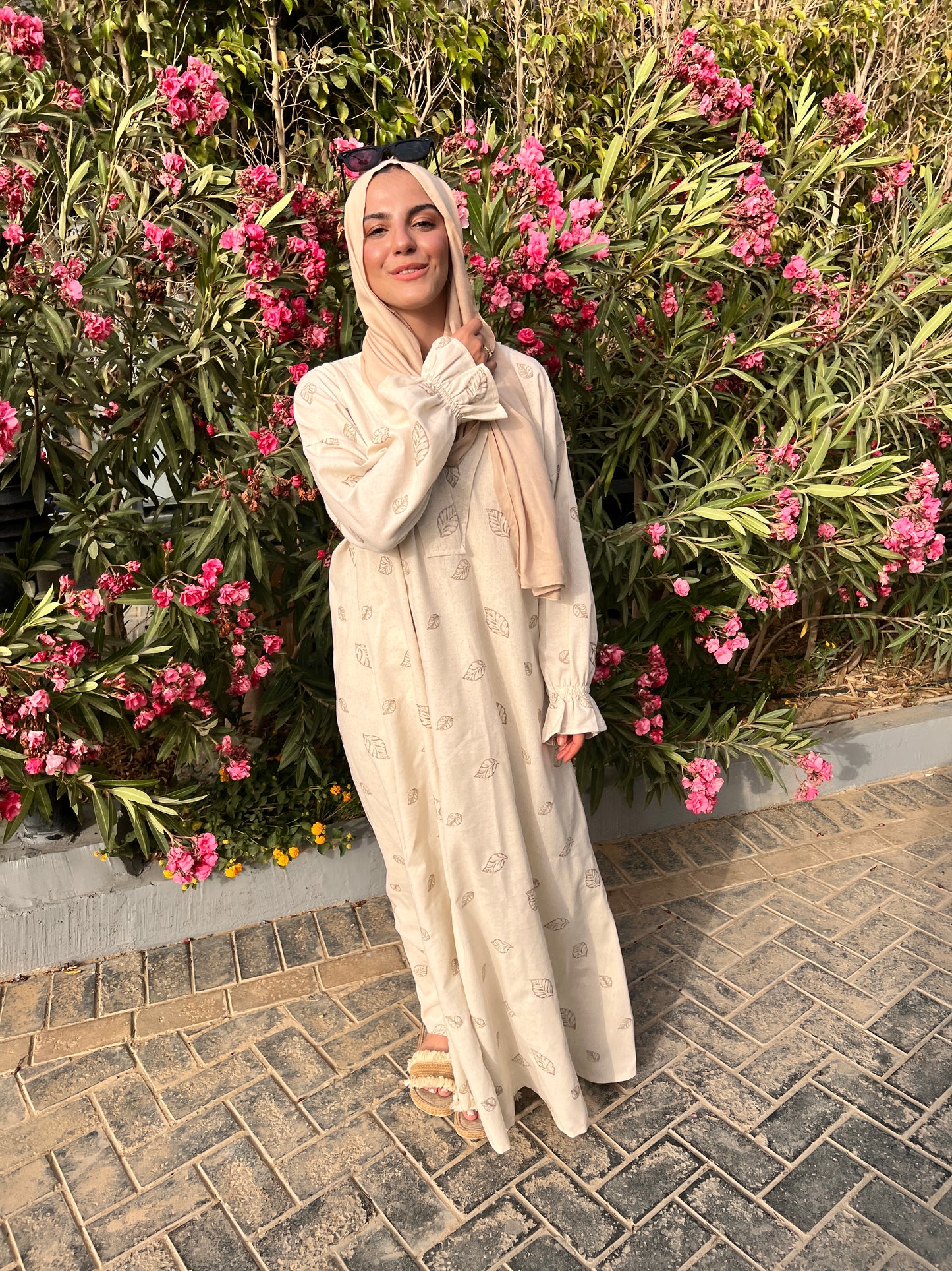 Leaves print Dress