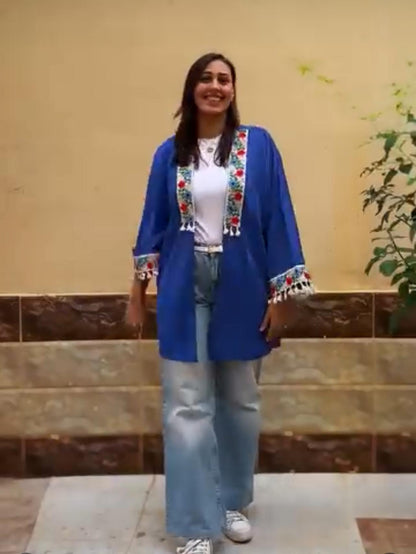 Royal Blue Cardigan
