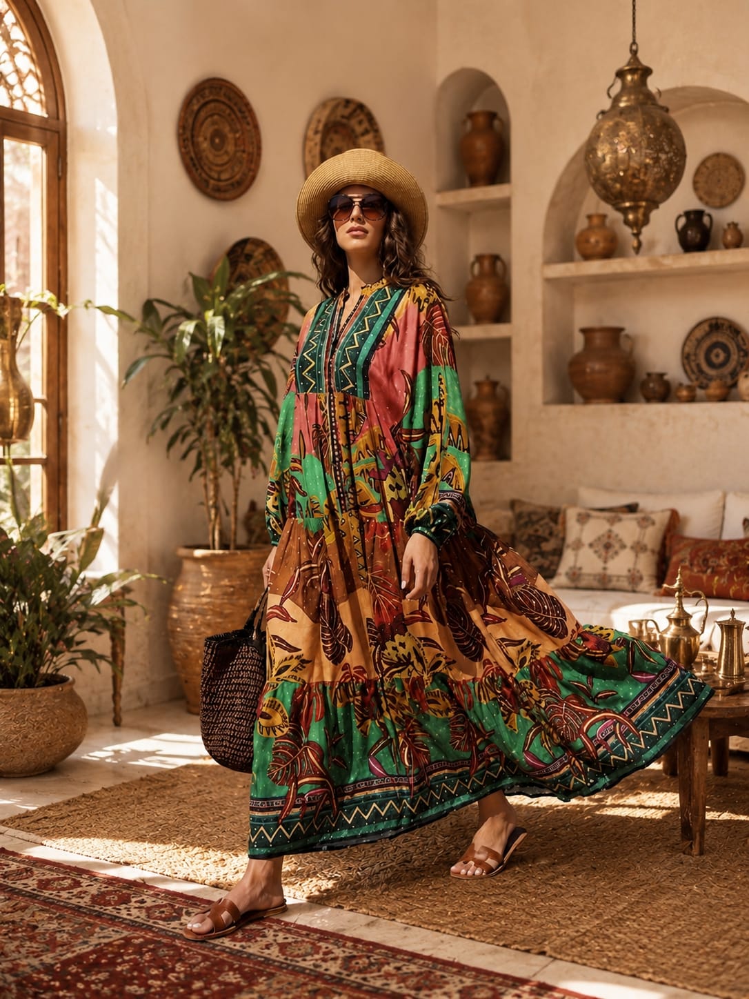 Summer vibes Green dress