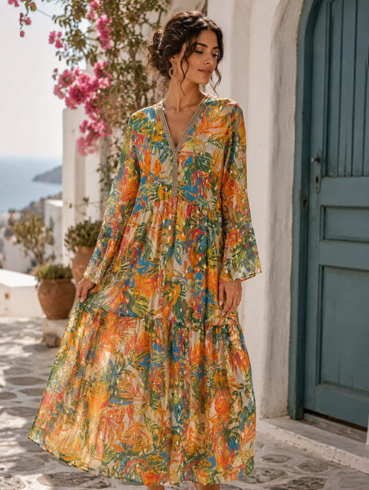 Gypsy Bloom Collection Tropical Dress