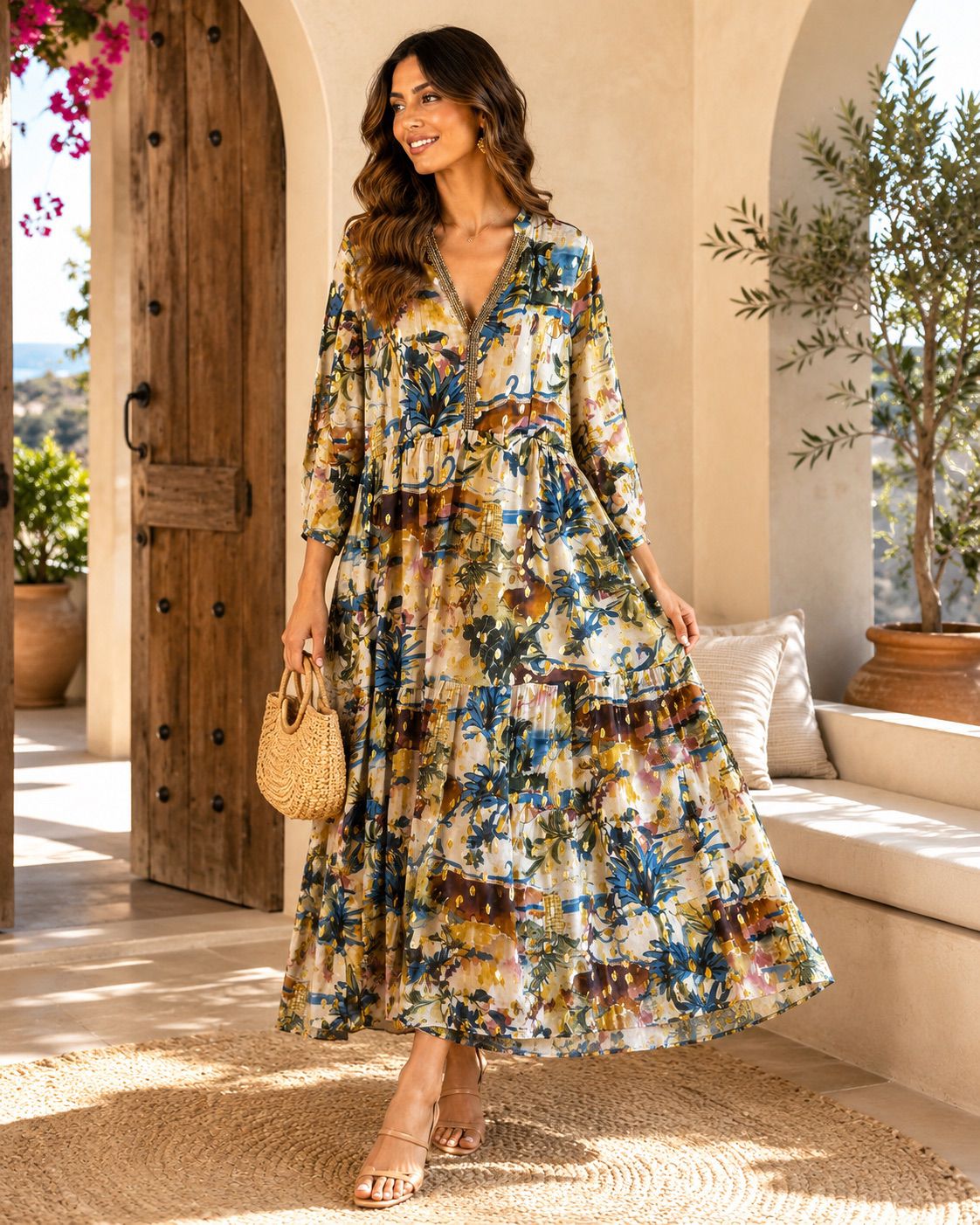 Gypsy Bloom Collection Blue Lagoon Dress