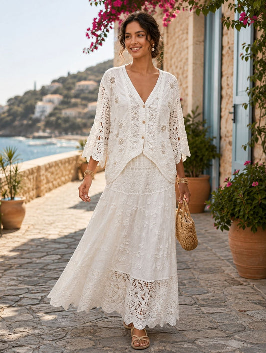 Bohemian Pearl Skirt