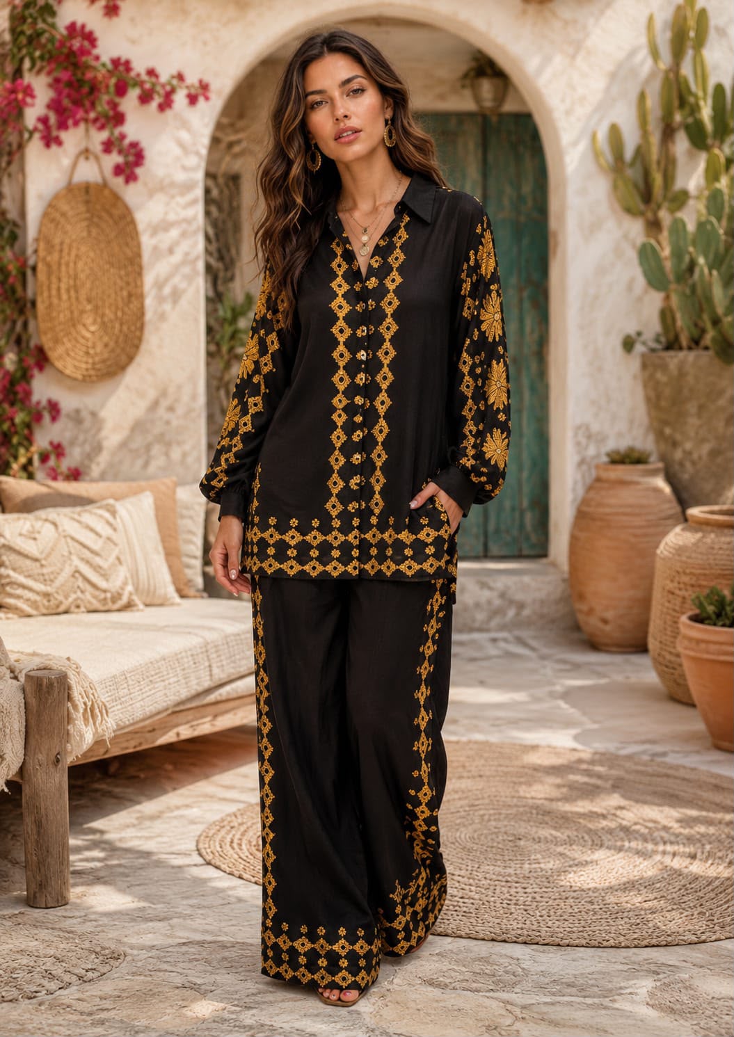 Moroccan Black & Gold Set