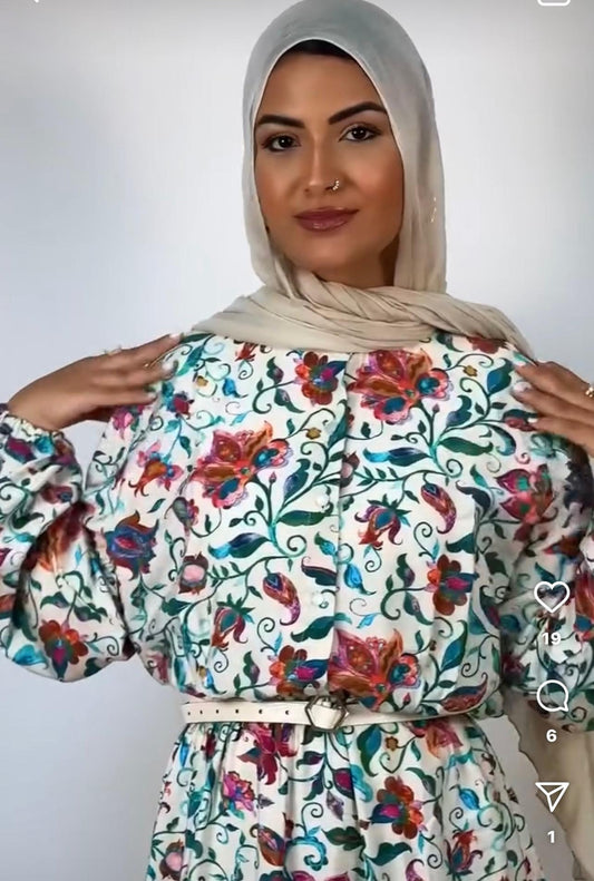 Floral summer dress