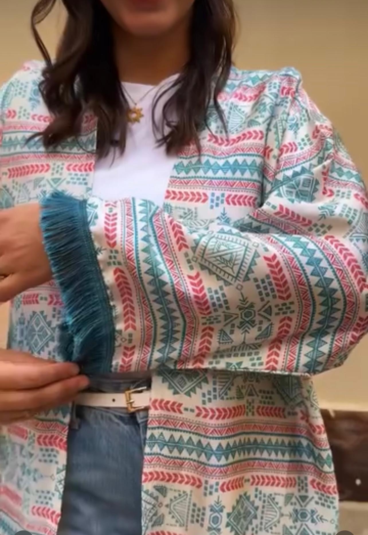 Tribal Inspired short Cardigan
