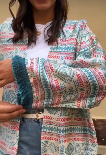 Tribal Inspired short Cardigan