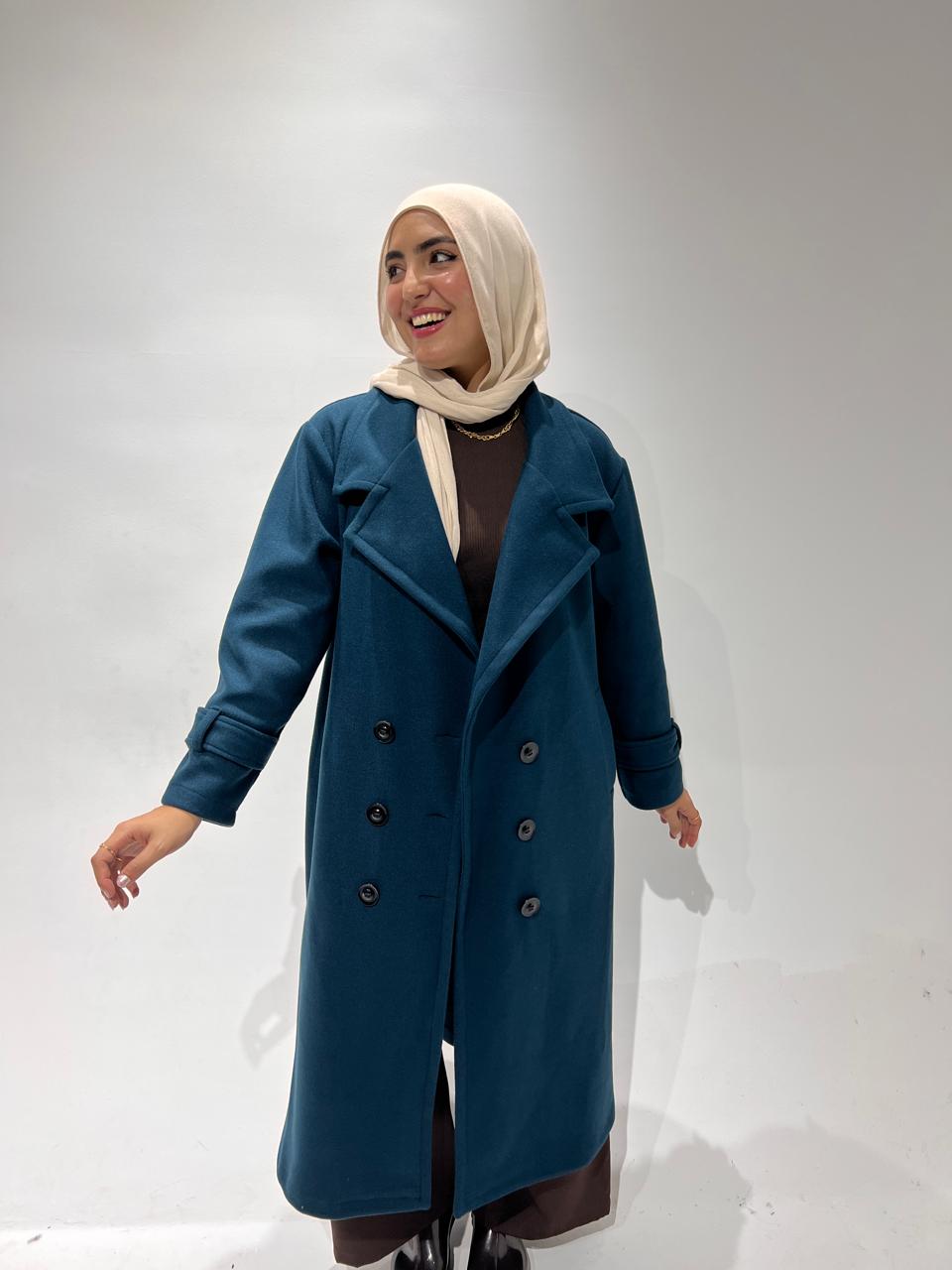 Teel Blue Goukh Coat
