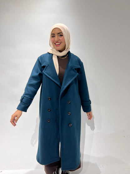 Teel Blue Goukh Coat