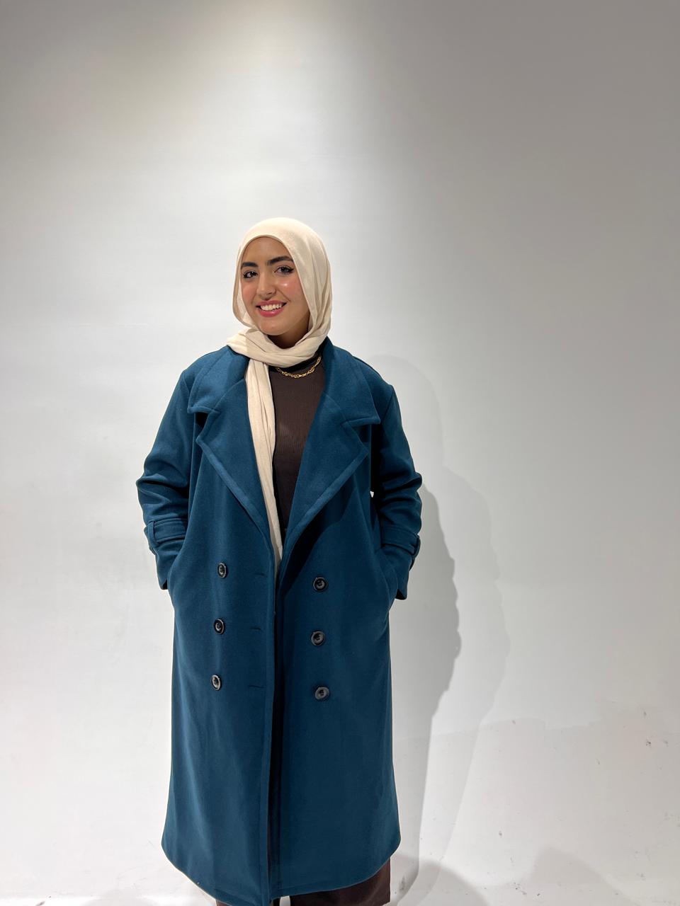 Teel Blue Goukh Coat