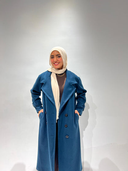 Teel Blue Goukh Coat