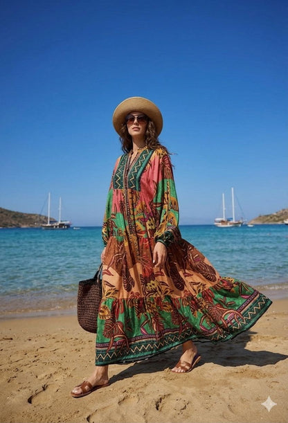 Summer vibes Green dress