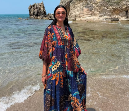 Summer vibes blue dress