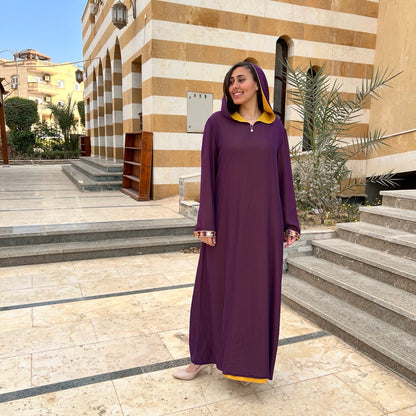 Sufi Purple Abaya