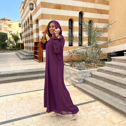 Sufi Purple Abaya