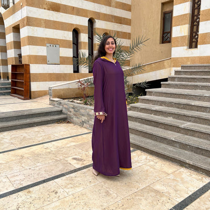 Sufi Purple Abaya