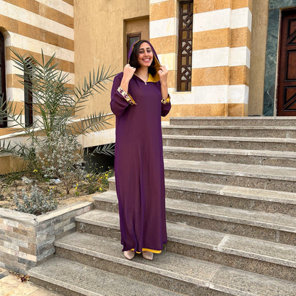 Sufi Purple Abaya