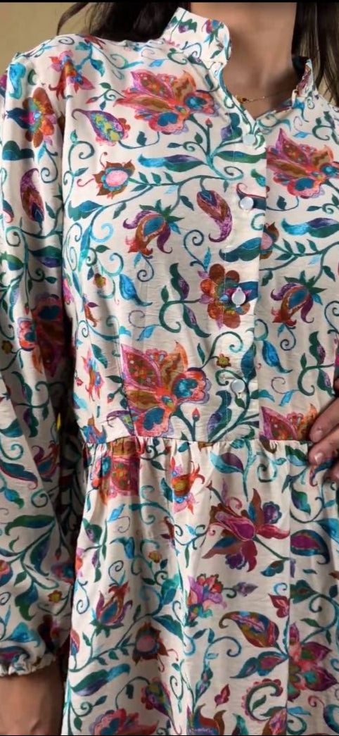 Floral summer dress
