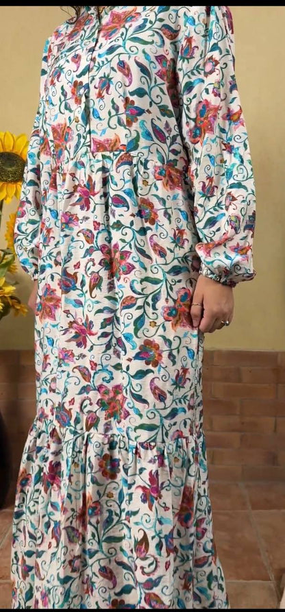 Floral summer dress