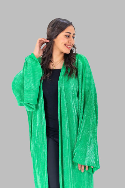 Green Sparkle Cardigan