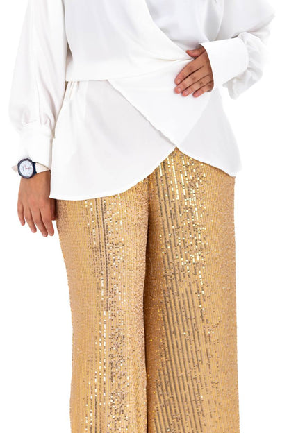 Satin White Blouse