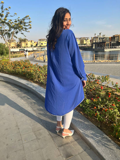 High-low Blue  color